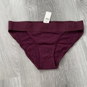 Free w/ purchase - Aerie underwear in plum